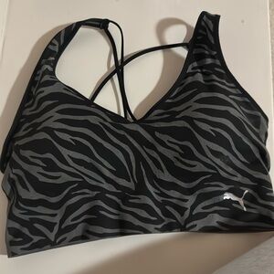 puma padded sports bra